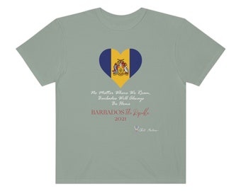 Bajan Balance Barbados - T-shirt unisexe en coton épais