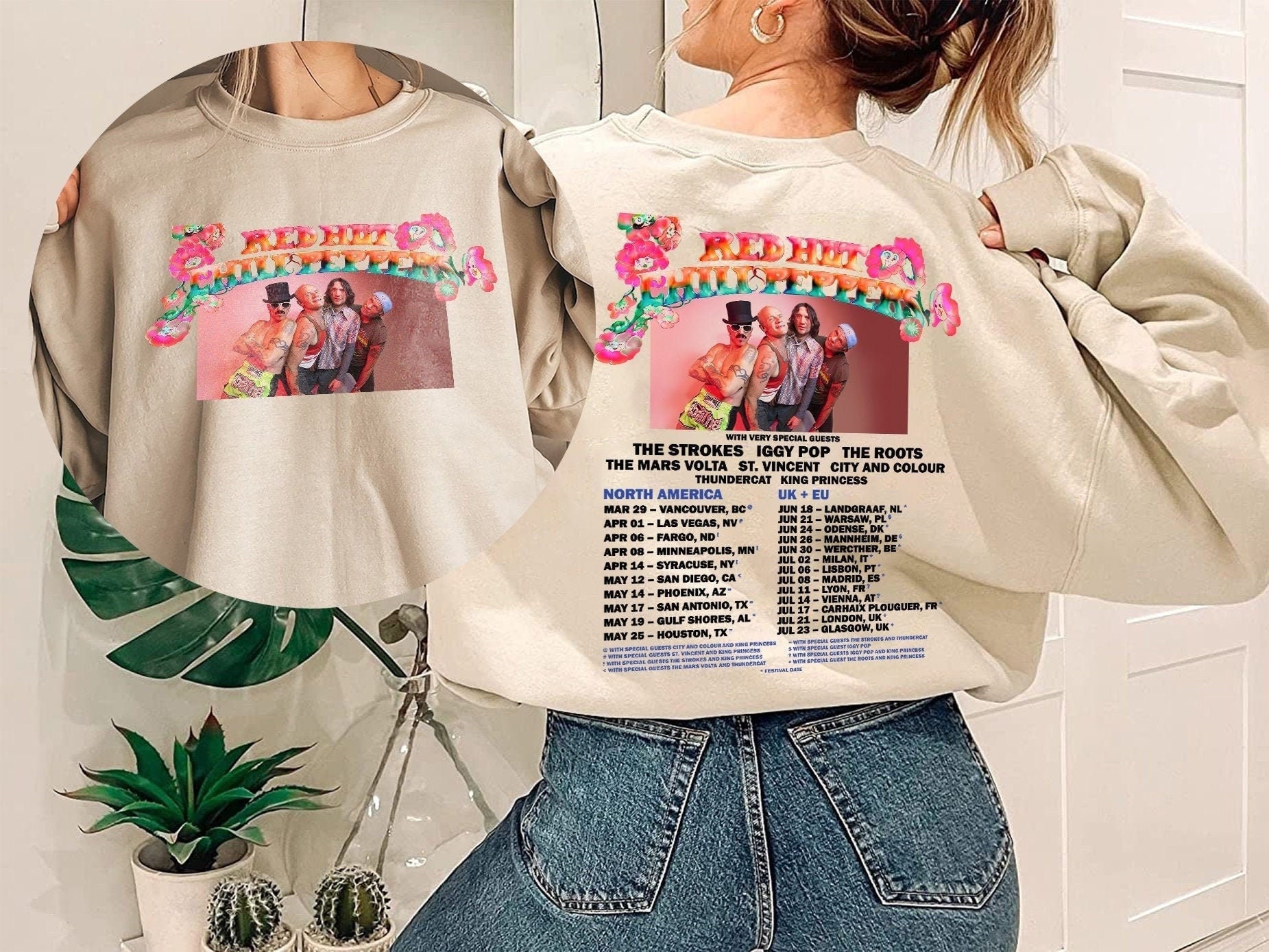 Red Hot Chili Peppers 2023 Tour Shirt, Red Hot Chili Peppers Tour Dates