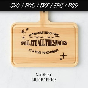 Lustiges Charcuterie Board Spruch, sarkastisches Küche SVG, Schneidebrett SVG, Snacks sind weg svg, Serviertablett svg, Käsebrett, svg