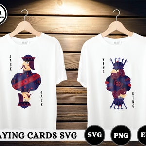 Playing Cards Svg, Full Deck Playing Cards, Poker Cards svg, Shirt Svg, PNG, SVG, EPS, Card Suits Svg, Cards Clip Art, Digital download