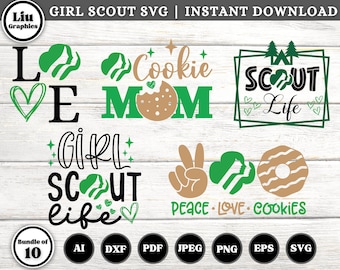 Girl Scouts Logo, Girl Scout Svg, Girl Scout Love, Girl Scout Life Svg, Girl Scout, Girl Scout Love Svg, Instant Download, Digital File