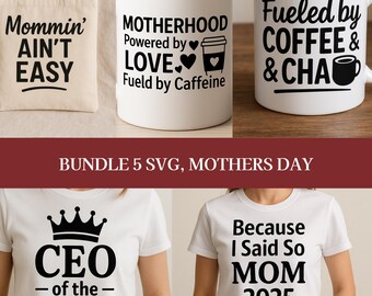 Mother’s Day Charcuterie Board SVG Bundle for Cricut and Glowforge | Cheese Board Laser File for Engraving, Printing, DIY Crafts