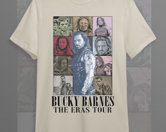 Sebastian Stan Bucky Barnes The Eras tour Unisex Softstyle T-Shirt