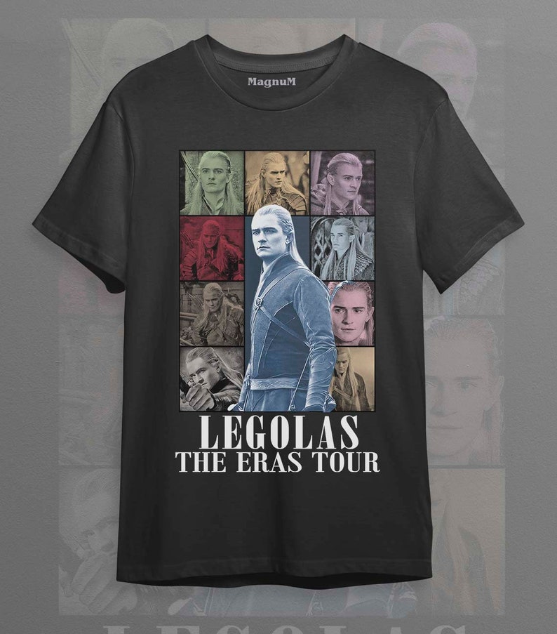 Legolas The Eras tour Unisex Softstyle T-Shirt LOTR ID Dark Chocolate