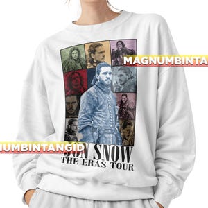 John Snow  The Eras tour Unisex Softstyle sweatshirt