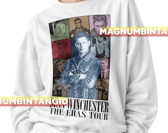 Dean Winchester Eras Tour Unisex Softstyle Sweatshirt