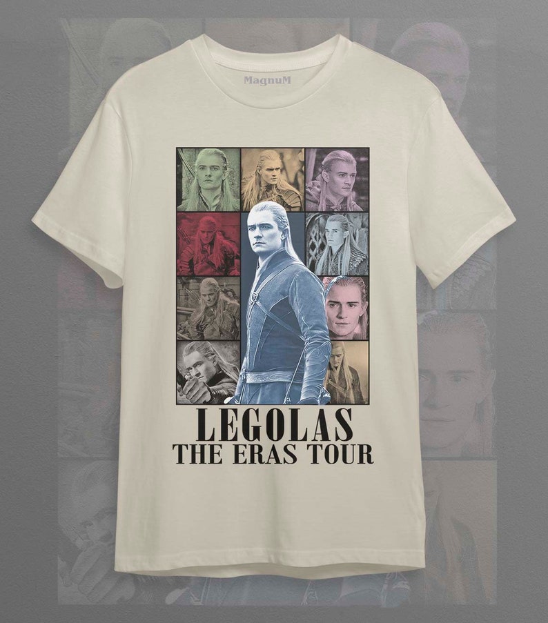 Legolas The Eras tour Unisex Softstyle T-Shirt LOTR ID Sand