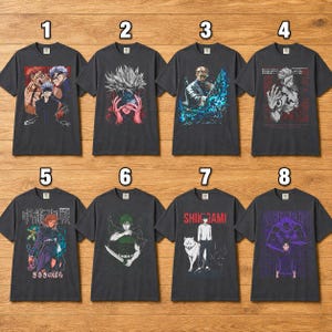 Jujutsu Kaisen Anime Collection Comfort Colors T-shirt