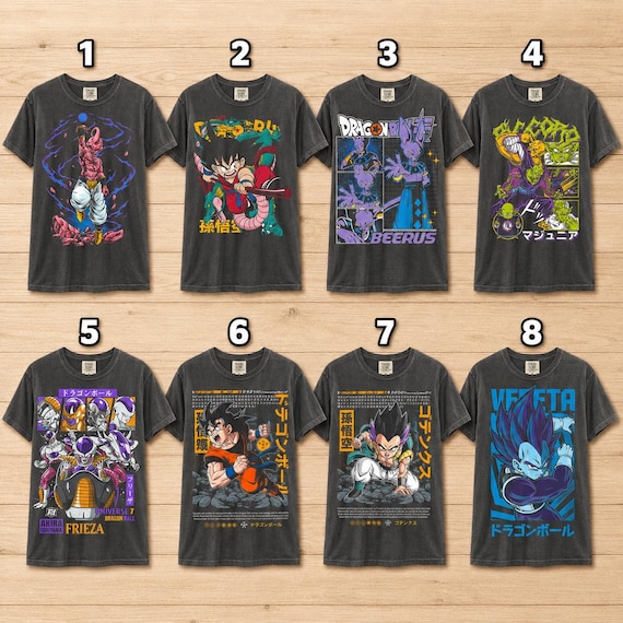 ドラゴンボールアニメコレクションTシャツ TNGN - Etsy 日本