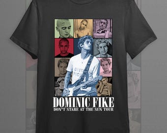 Dominic Fike T-Shirt, American Singer & Songwriter Graphic Tee, Indie Pop Rock Music Star, Concert Merch Fan Gift Apparel Eras Tour Style ID