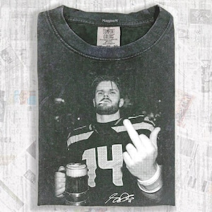 Comfort Colors Funny Sam Darnold Middle Finger Fan Gift retro tee RZ