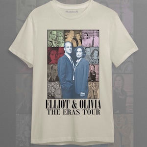 Elliot Stabler and Olivia Benson Eras tour Unisex Softstyle T-Shirt