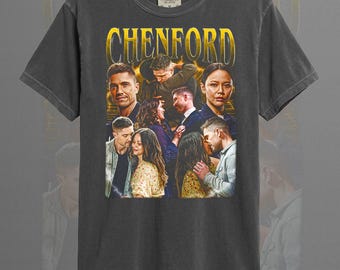 Maglietta con grafica della coppia dello show televisivo Rookie di Tim Bradford e Lucy Chen, gadget per i fan di Chenford, abbigliamento regalo della serie poliziesca e drammatica, design retrò ID