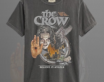 Camiseta vintage unissex do filme O Corvo - Edição Limitada - Presente para Homens e Mulheres