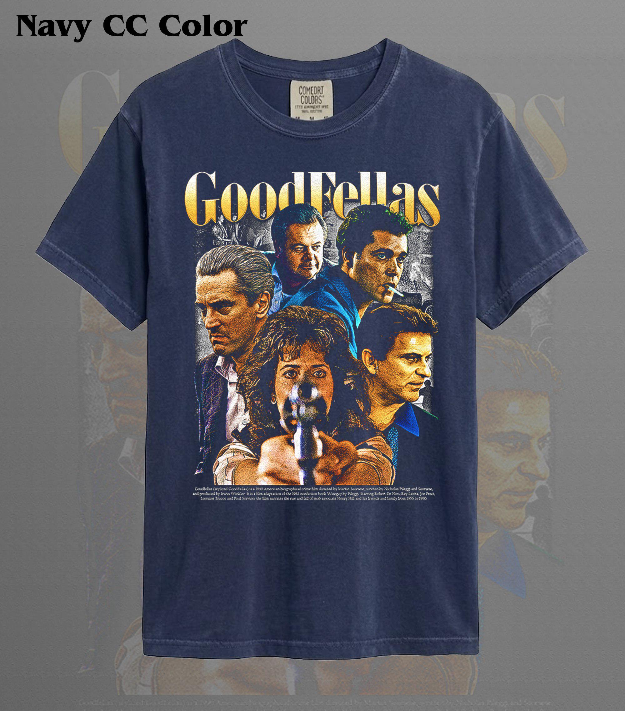 ヴィンテージ映画『グッドフェローズ』ユニセックスTシャツ - 限定版