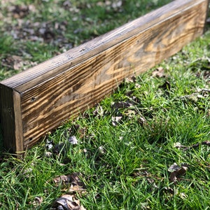 Rustic Elegance: Handmade Reclaimed Wood Shelf with Ebony Finish