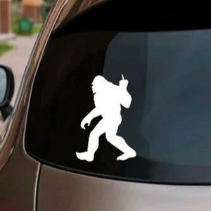 Sasquatch Middle Finger |Sasquatch | Car Decal |Funny Car Decal | Vinyl Decal | Bumper Sticker | Vinyl Car Decal | New Driver Decal