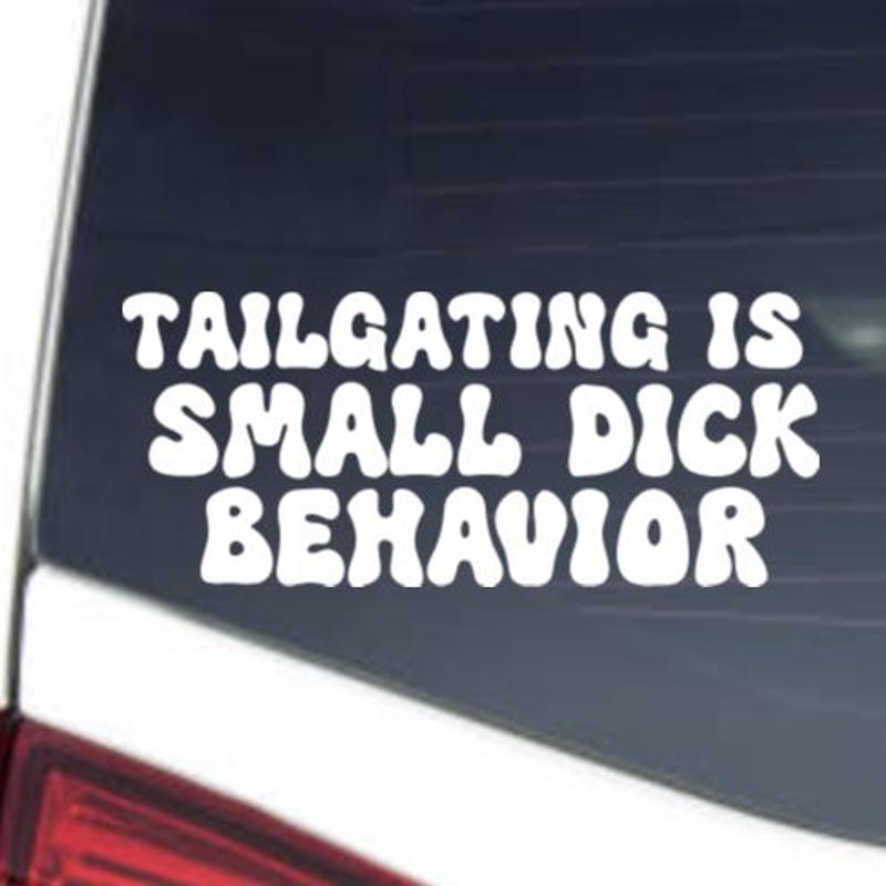 Tailgate Sticker Funny - Etsy