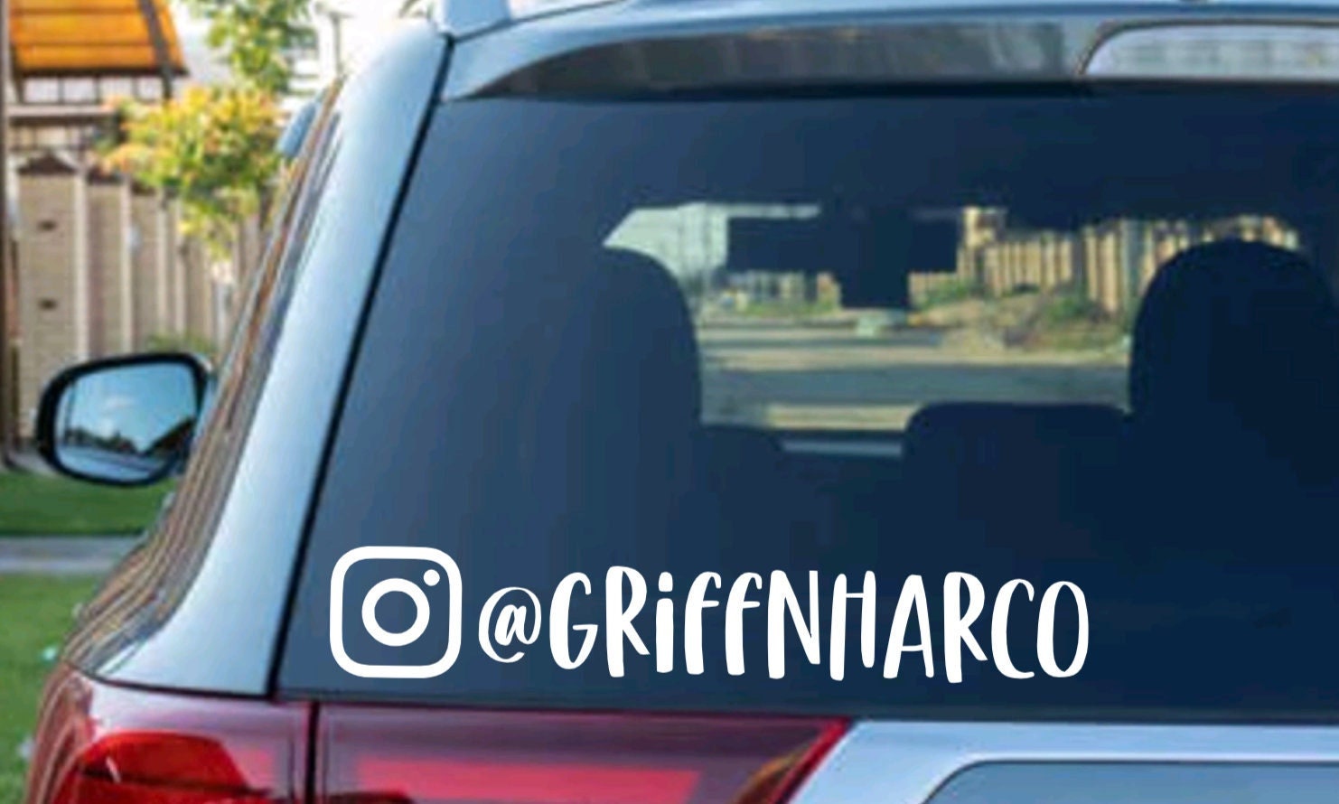Instagram Decal | Custom Decal | Instagram Sticker | Instagram Bumper ...