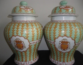 Antique Chinese Pair Jars