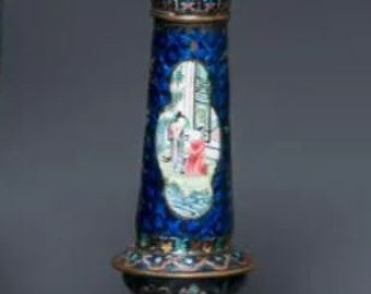 Porta-velas de esmalte chinês