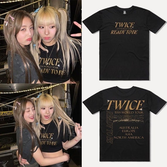 Twice 2023 Ready to Be Tour Shirt Aesthetic Graphic Twice 