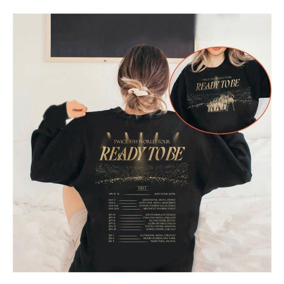 Twice 2023 Ready to Be Tour Shirt Aesthetic Graphic Twice 