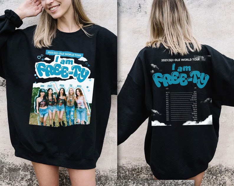 Vintage Gidle World Tour Shirt Gidle I Am Freety Shirt I Am Etsy Canada