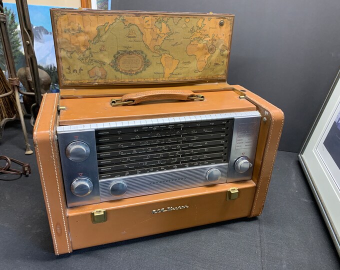 Antique RCA Victor Portable Short Wave Radio Etsy