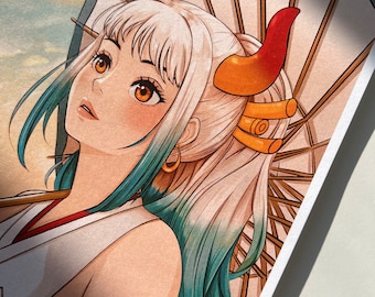 Dragon OP Anime Character Print | Wall Decor / Decorative / Illustration