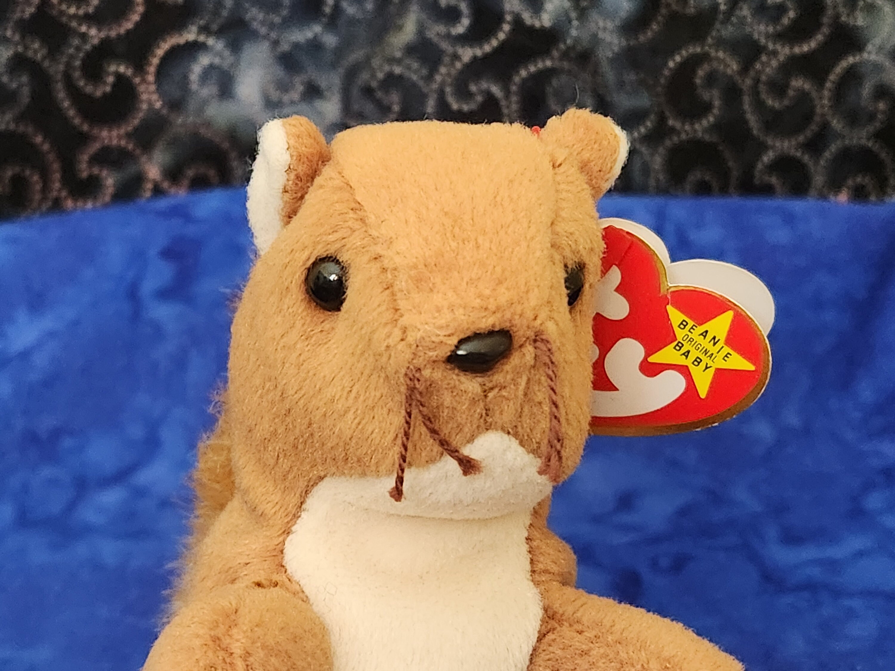 Classic Vintage TY Beanie Baby Nuts the Squirrel Etsy