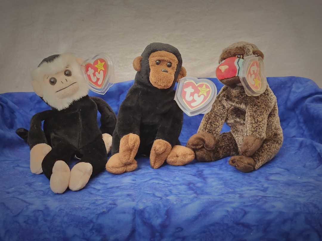 Vintage Beanie Baby Monkeys and Apes Beanie Baby Mooch - Etsy