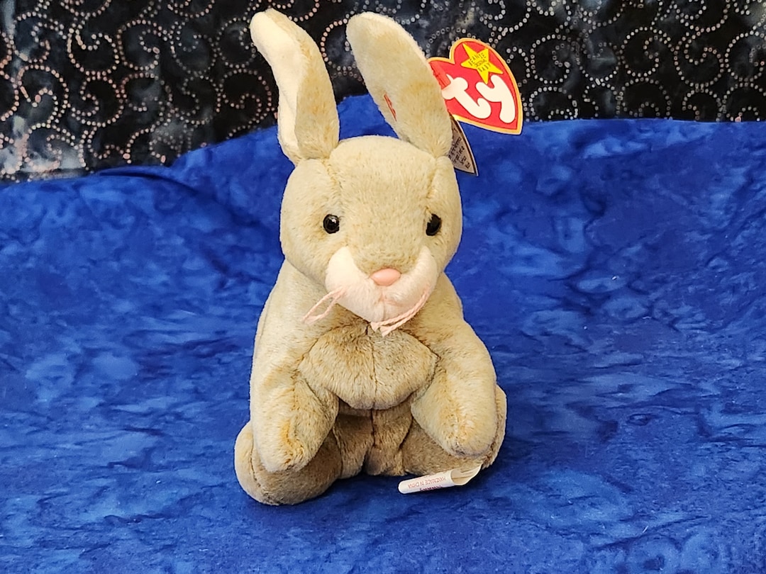 Classic Vintage TY Beanie Baby Bunny Rabbit Nibbly Etsy