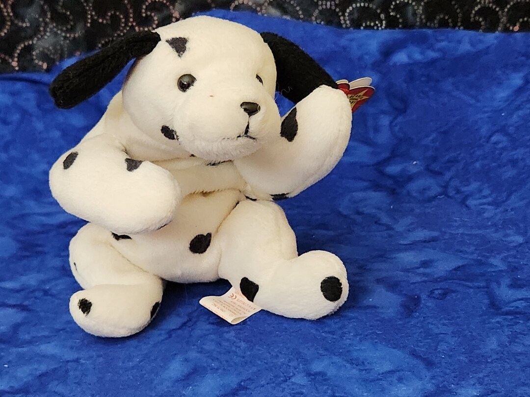 Classic TY Beanie Baby Puppy Dotty the Dalmation - Etsy