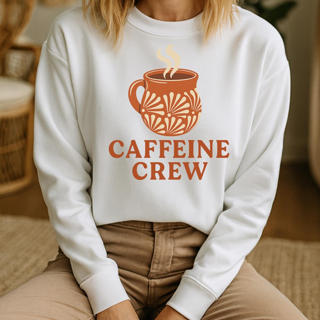 Caffeine Crew SVG, PNG, PDF, Coffee Shirt Design (digital Download) - Etsy