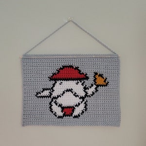 Radish Spirit Crochet Tapestry DIGITAL PATTERN pdf / studio ghibli / spirited away /  wall decor