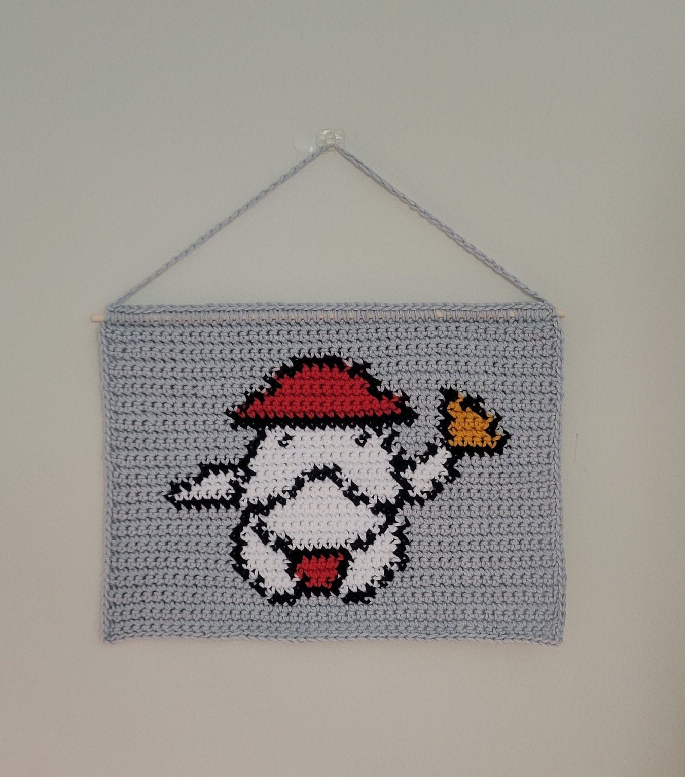 Radish Spirit Crochet Tapestry DIGITAL PATTERN pdf studio ghibli  spirited away wall decor