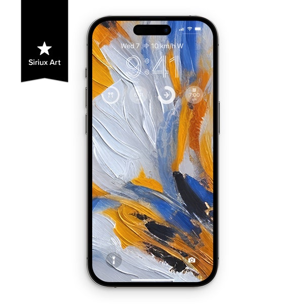 Abstract Textured iPhone Wallpaper, Oil Painting Art iOS Background, Brush Stroke Wall Phone Lock Screen, Random Paint Splash Artist iPhone