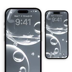 Crystal Clear Bubble iPhone Wallpaper, Water Abstract Natural ...