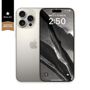 Puede incluir: Un iPhone plateado con un fondo de pantalla abstracto en blanco y negro. La hora es 2:50 y la fecha es Mié 7. El teléfono también muestra un icono del tiempo con el texto "10 km/h W".