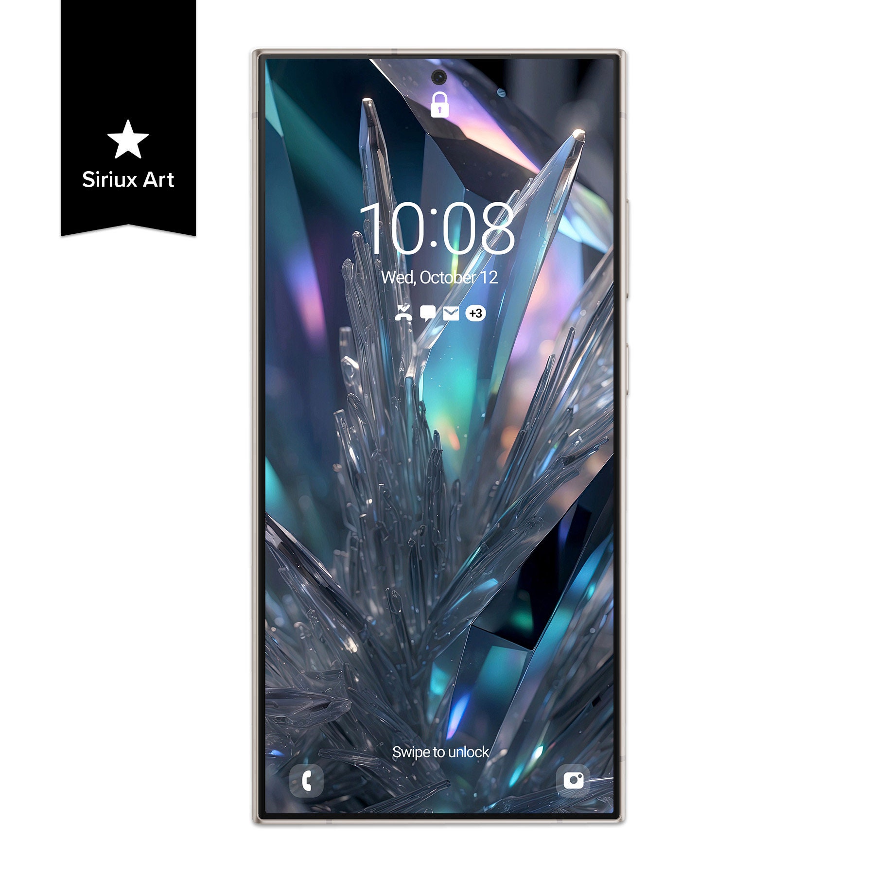Galaxy S24 Ultra Grey Titanium Wallpaper Luminance Art, Alloy Crystal Mineral Radiant Shiny Glow Background, Samsung Phone Classy Premium