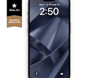 iPhone 17 Pro Aluminium Vapor Chamber Deep Blue Wallpaper: Metallic Premium Aesthetic Background (Digital Download - Lock & Home Screen)