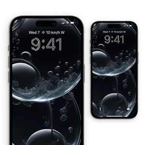 Crystal Clear Bubble iPhone Wallpaper, Water Abstract Natural ...