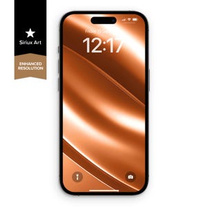 コズミックオレンジのiPhone壁紙：スリークアロイ（デジタルダウンロード）