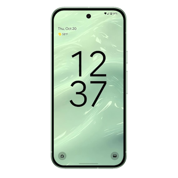 Google Pixel 9 Wintergreen Flow Phone Wallpaper, Soft