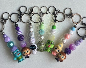 Türbar Disney Schlüsselanhänger, Taschenanhänger, Schlüsselring, Pixar Taschenclip