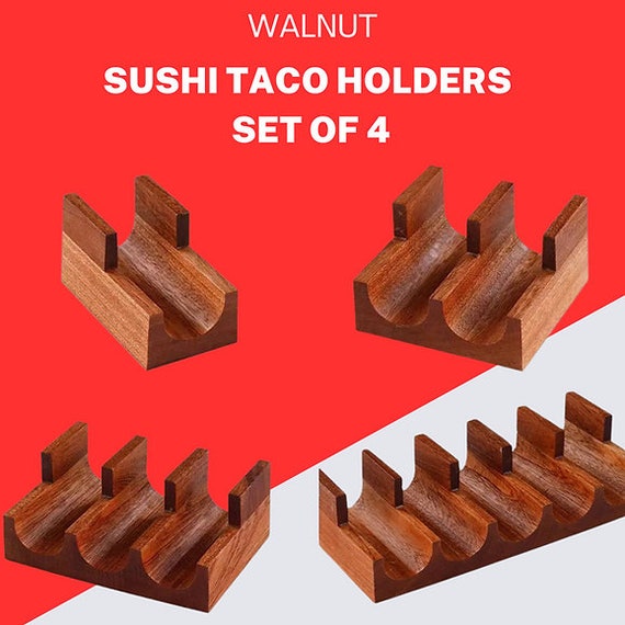 2 PC Sushi Taco Holder, Taco Holder, Taco Accessories, Sushi Taco  Accessories, Sushi Handroll Holder, Temaki Holder 