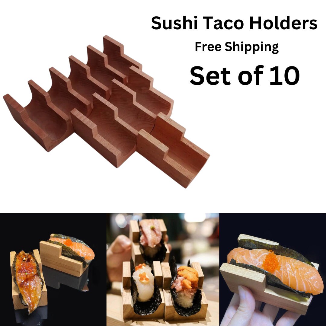 Bulk Sushi Taco Holders, Sushi Taco Display, Taco Holder, Taco Display