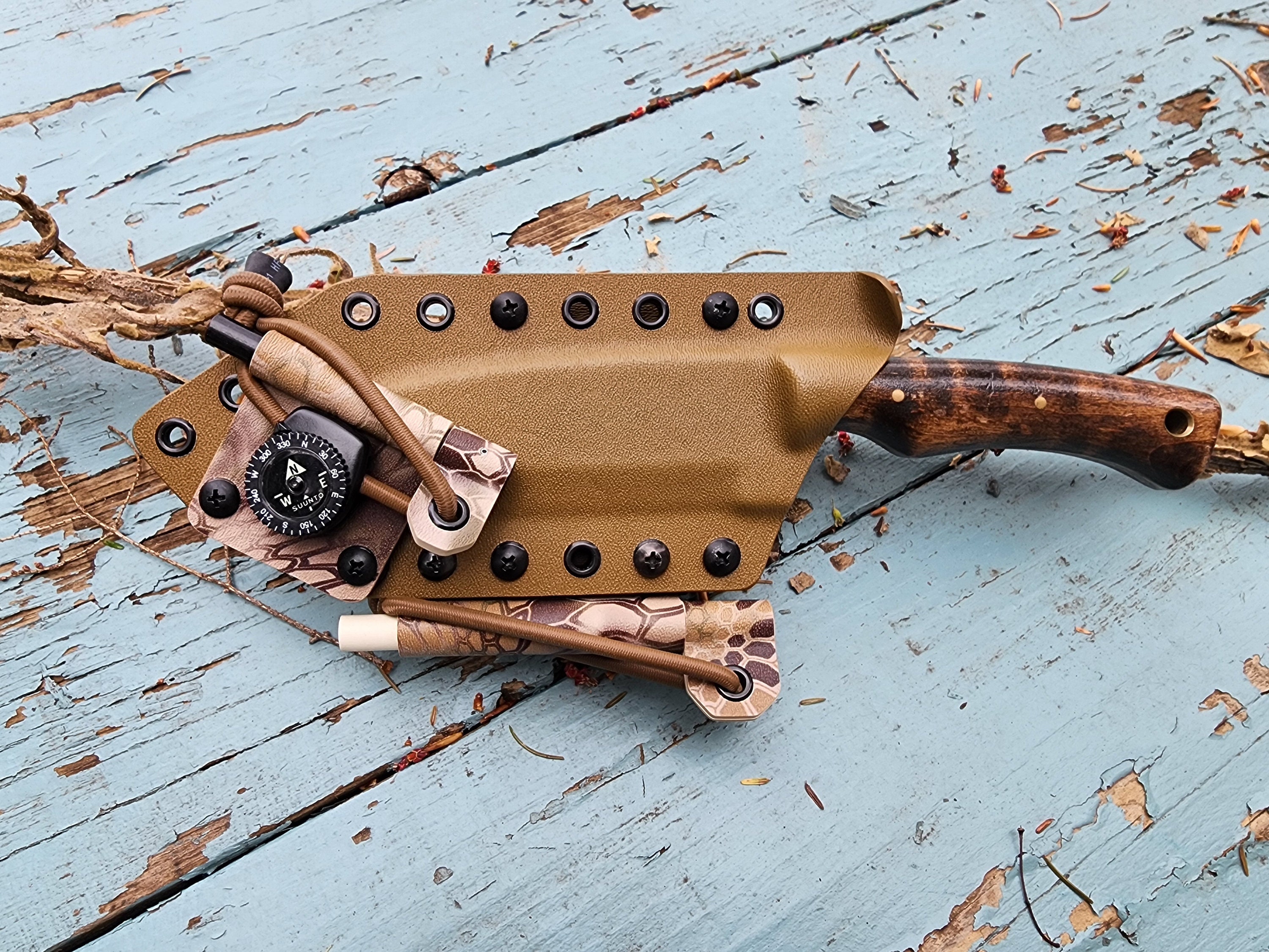 Scrap Wood Travel Knife Sheath 