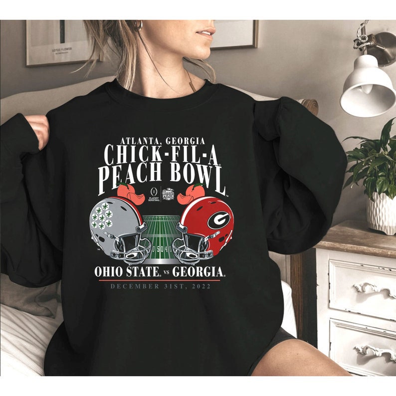 Discover Peach Bowl Georgia vs Ohio State 2022 Sweatshirt